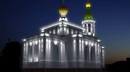 Концепция архитектурного освещения церкви 1